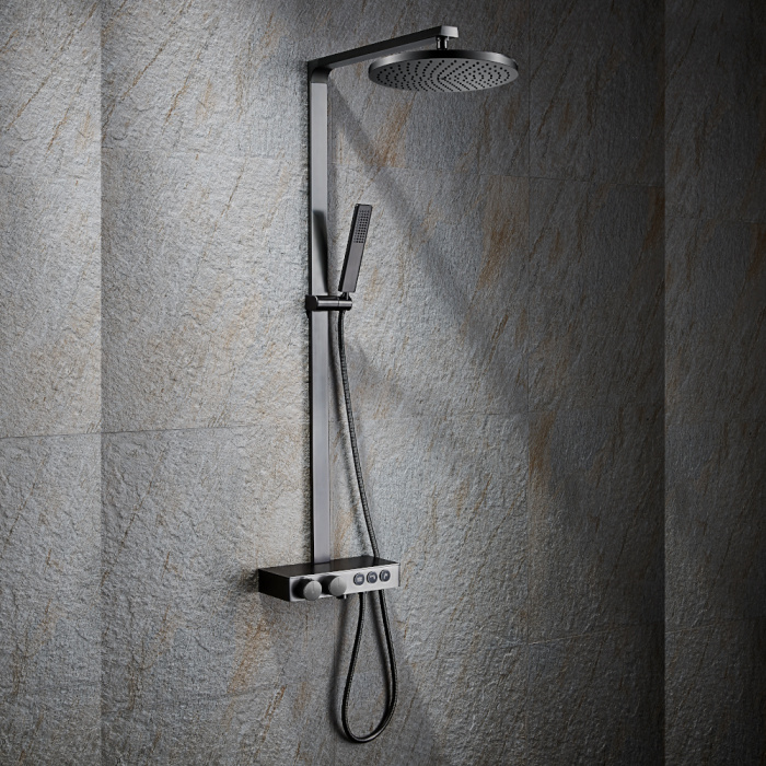 Душевая стойка "Black&White" U7815GM