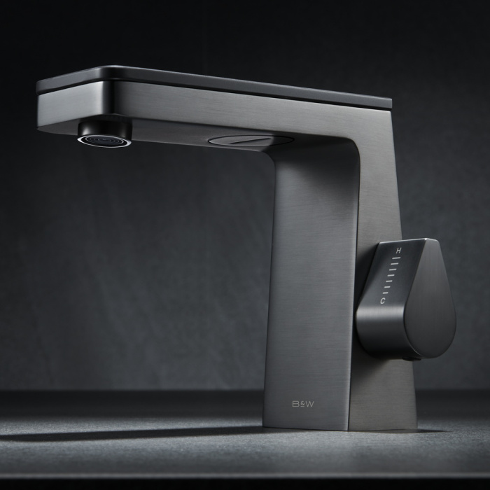 Смеситель для раковины "Black&White" U7750GM ,керамогранит