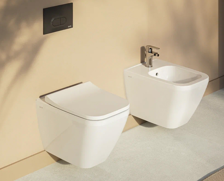 Инсталляционная подвесная система VitrA "Integra Square" безободковый унитаз