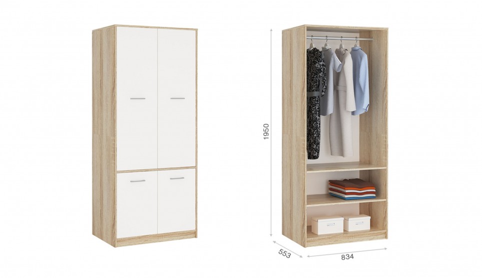 Шкаф 4 двери "Стелс" Шкаф 4 двери "Стелс"