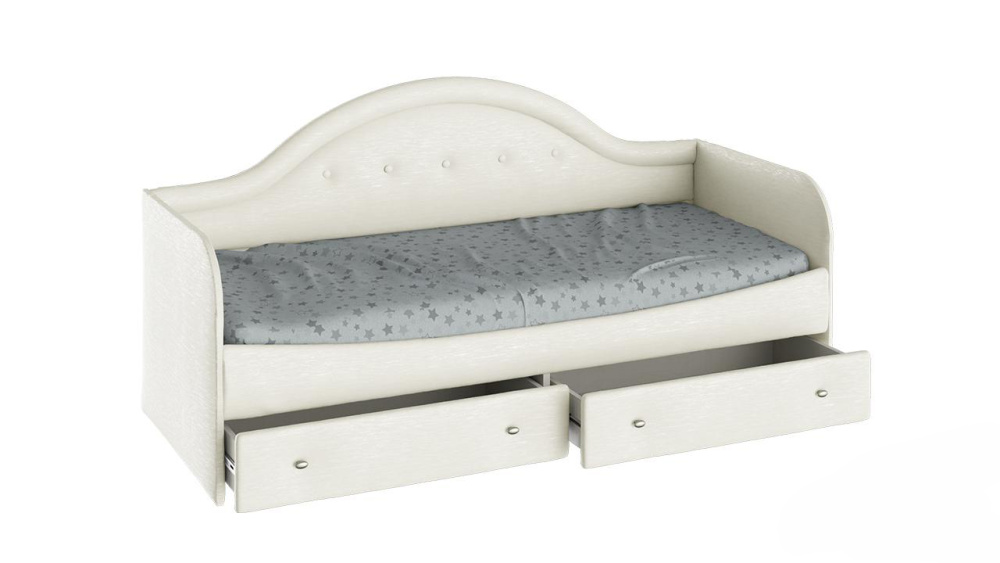 Кровать с мягкой спинкой (800) тип 1 "Адель"