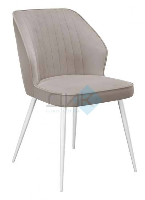 Стул DikLine 222M B03 BEIGE, ножки белые Стул DikLine 222M B03 BEIGE, ножки белые