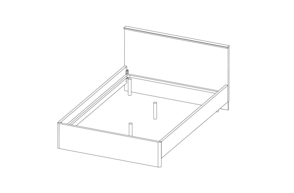 Кровать 160 N "ДЖАГГЕР"