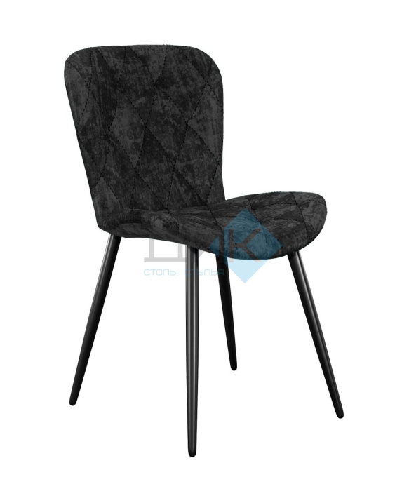 Стул DikLine 303 M18 черный, ножки черные Стул DikLine 303 M18 черный, ножки черные