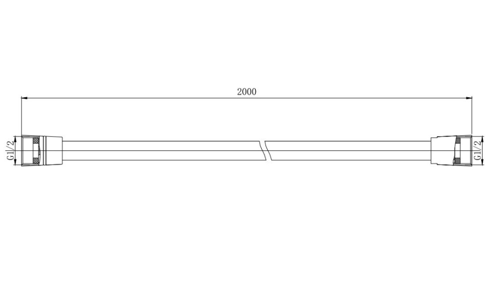 Шланг для душа 200см AQUATEK AQ2112CR
