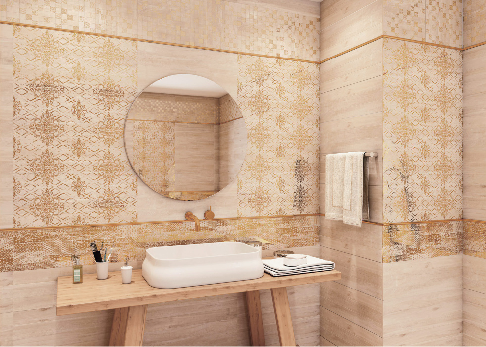 Декор "Vesta Gold" 600Х200 DW11VST11