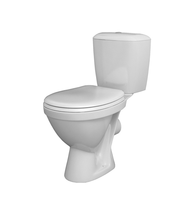 Унитаз-компакт SANTEK "ПАЛЛАДА" 2-реж,сид дюропласт