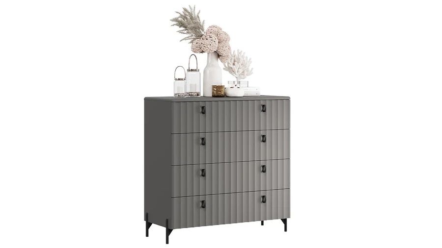 Комод «Тиффани» - 407.003.000 Базальт, Грей софт