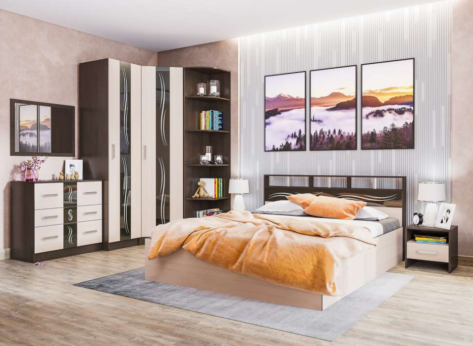Спальня "Эрика" Комплект 3 Спальня "Эрика" Комплект 3
