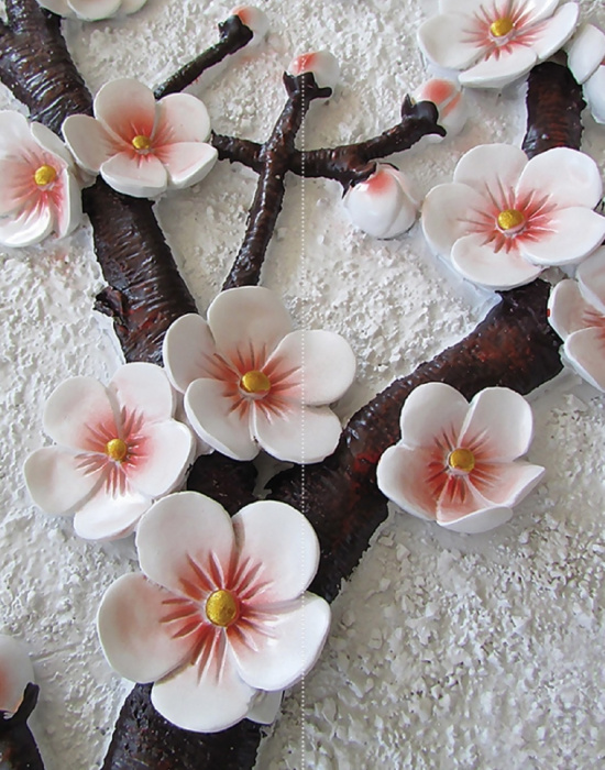 Фотообои Flizetto Matrix "Симметрия Сакуры" 300*270