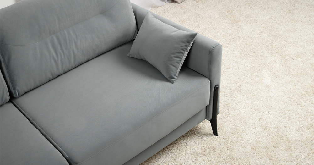 Диван "Барселона" ТД 673 Diagonal 995 (серо-голубой)