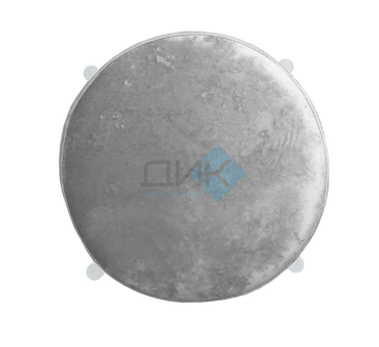 Табурет M DikLine, M13 светло-серый, ножки белые