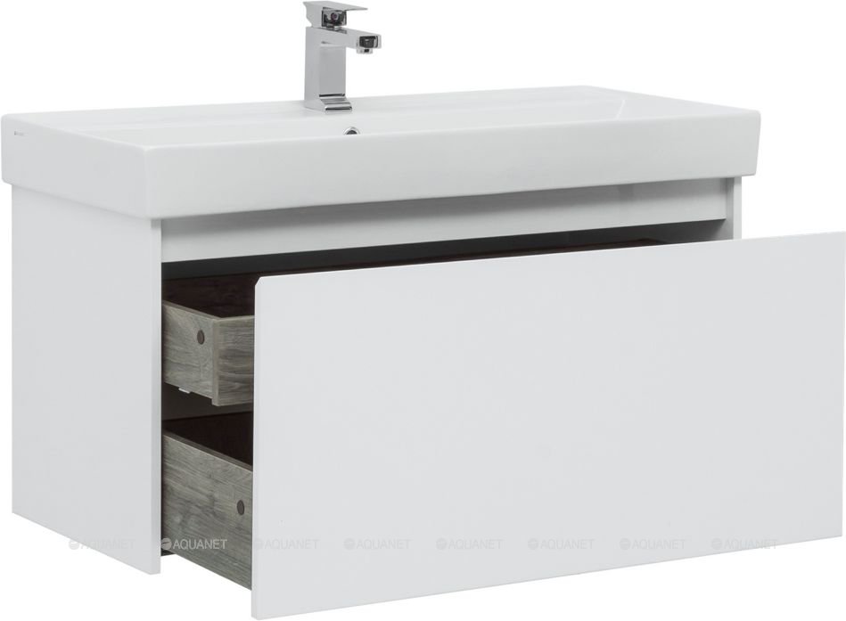 Тумба с раковиной AQUANET "Nova Lite 100"