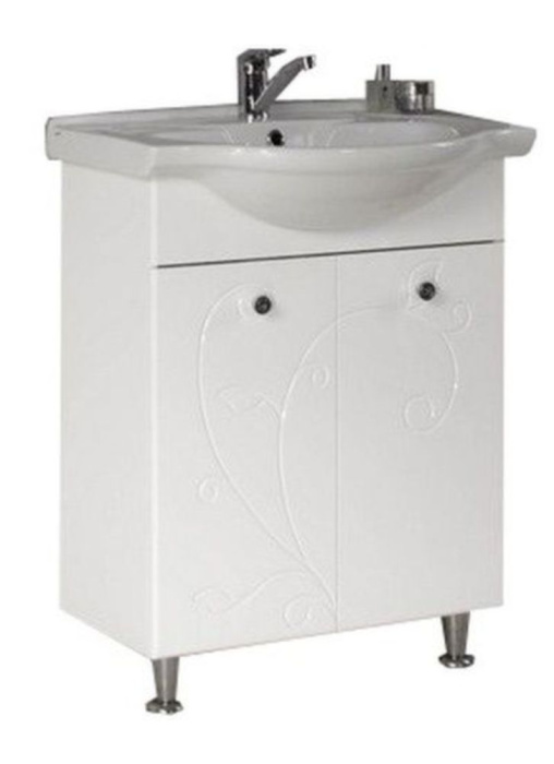 Тумба-умывальник "Лиана 60" и раковина "Байкал 60" Тумба-умывальник "Лиана 60" и раковина "Байкал 60"