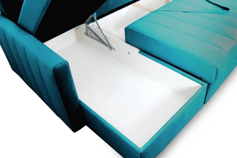 Угловой диван-кровать "Ларио" СТАНДАРТ Мора Океан