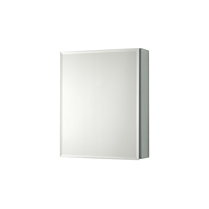 Алюминиевый зеркальный шкаф без подсветки 508Х660Х134