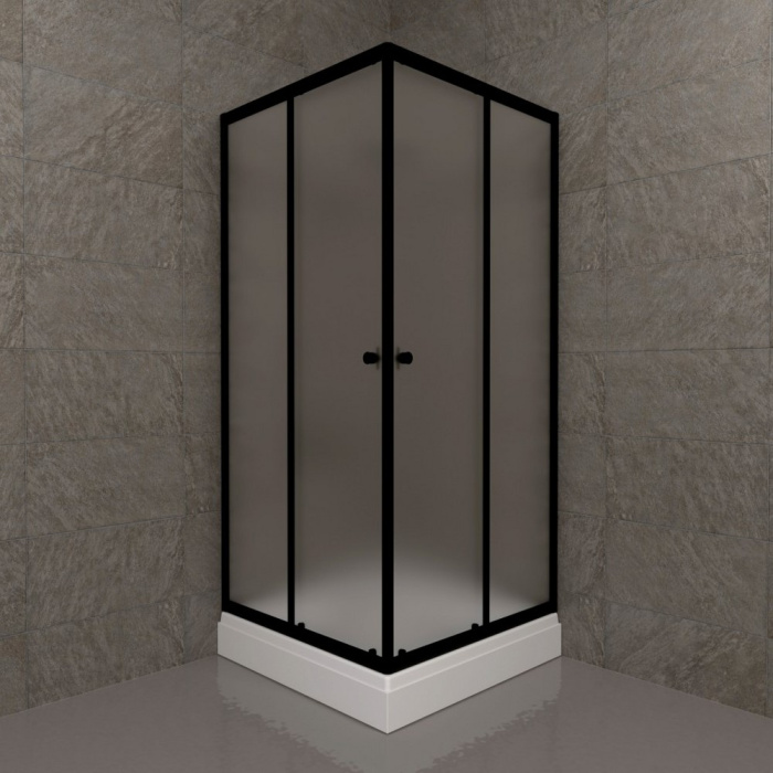 Душевое ограждение Triton Вента Блэк БВ 900Х900Х2020
