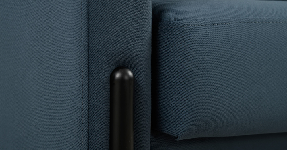 Диван "Барселона" ТД 674 Diagonal 999 (синий)