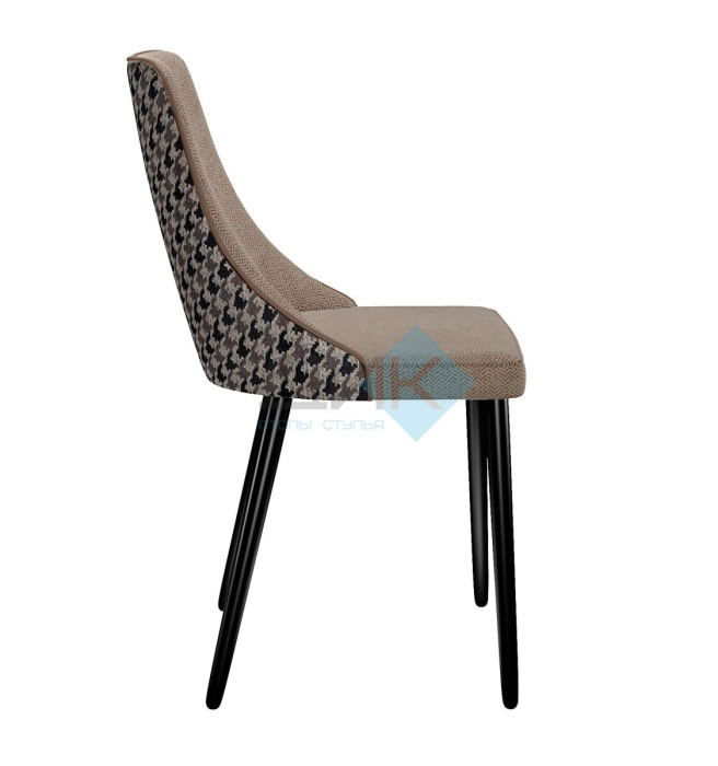 Стул DikLine 286 SB4/A2 бежевый, ножки черные