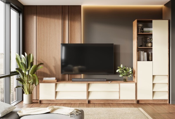 Гостиная "Рейн" Кашемир/Дуб крафт табачный