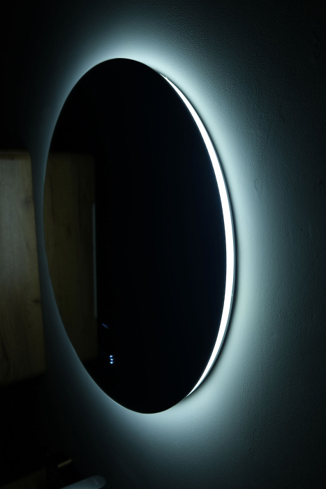 Зеркало Solo 77 с подсветкой и часами