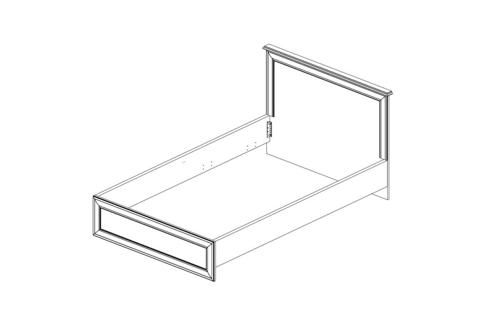 Кровать 90 N "ТИФФАНИ"