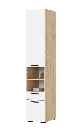 Пенал ПН-01 "Санса" Белый/Дуб сонома Пенал ПН-01 "Санса" Белый/Дуб сонома