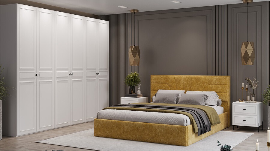 Спальный гарнитур «Пандора» №2 Белый