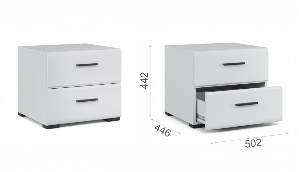 Тумба прикроватная "Йорк" 