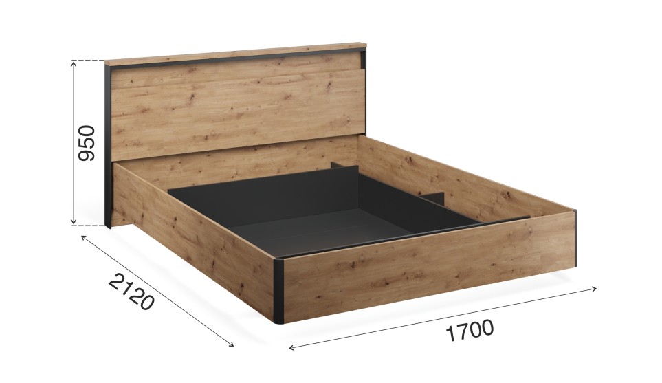 Кровать 160*200 "Тринити" с подъемным механизмом