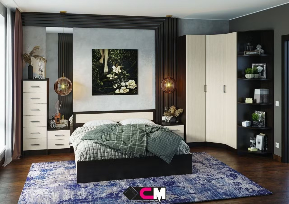 Спальня "Гармония" 3 Белфорт/венге