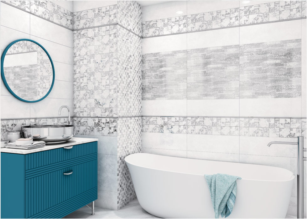 Декор "Saturn Silver" 600Х200 DW11STN00