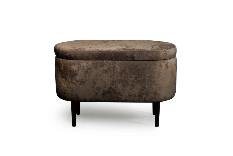 Банкетка "Олаф" с нишей Тиффани коричневый