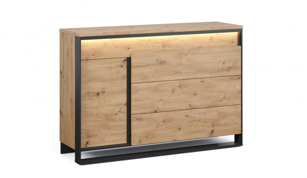 Комод 3 ящика 1 дверь "Тринити"