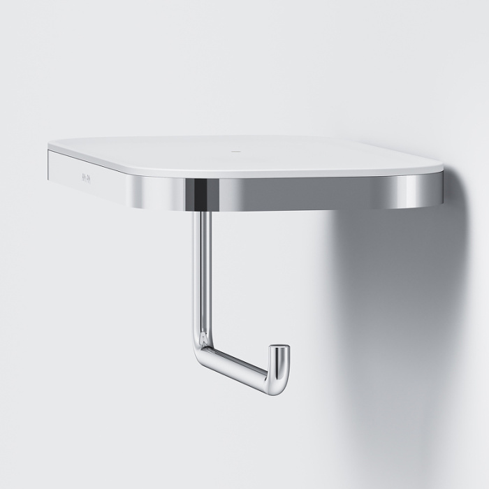 Держатель туалетной бумаги AM.PM Func A8F341400 с полкой Хром