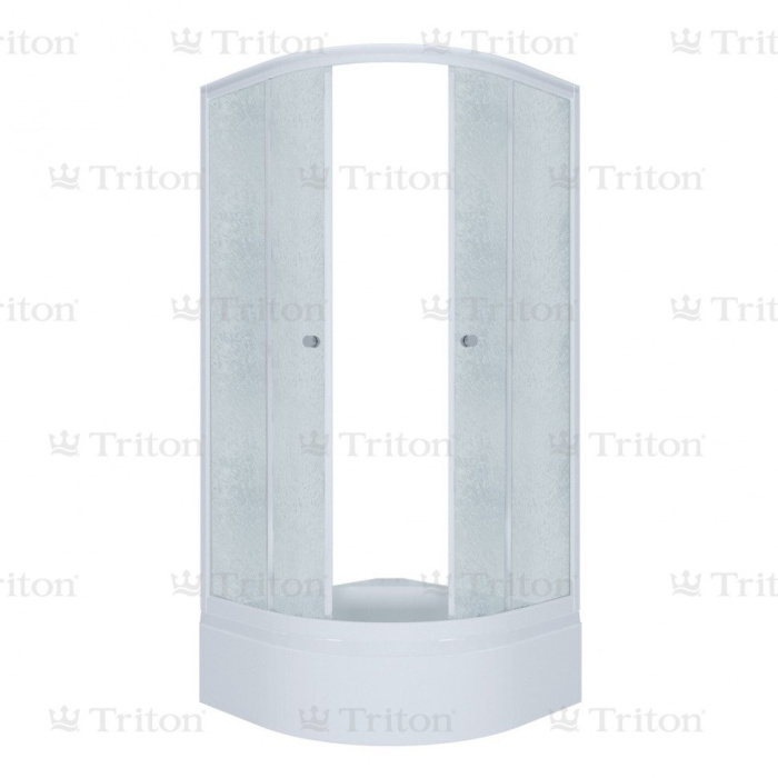 Душевое ограждение "Риф 100Х100 В1" ГРЕЙС (средний поддон 31см)